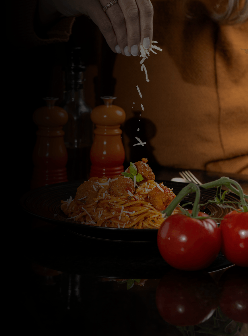 Delicious pasta background